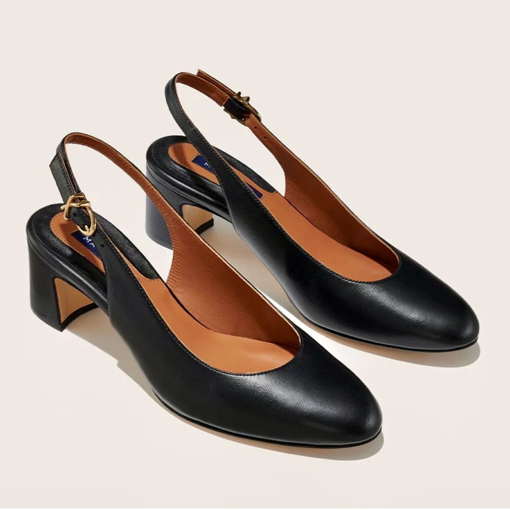 Margaux The Cluny Slingback Heels NWOB